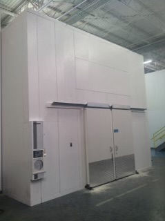 Walk-in cooler installation
